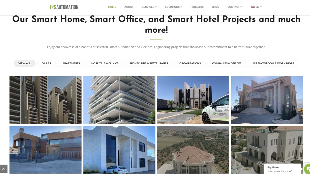 The project portfolio grid.